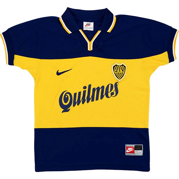 Authentic Camiseta Boca Juniors 1ª Retro 1999 Azul Amarillo